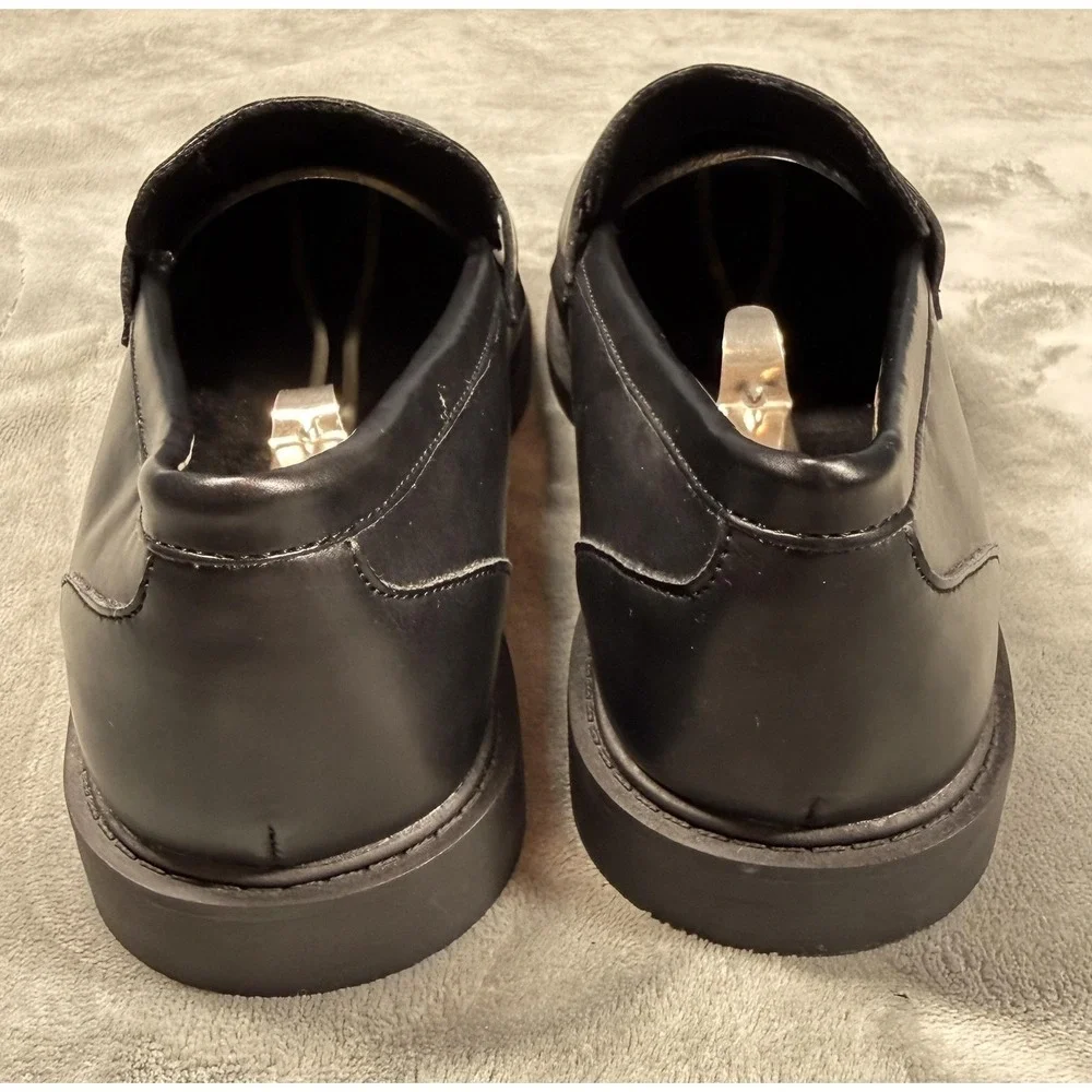 Old Navy Shoes Mens Size 9 Black Faux Leather Loafer Dress Slip On Black‎ Jack